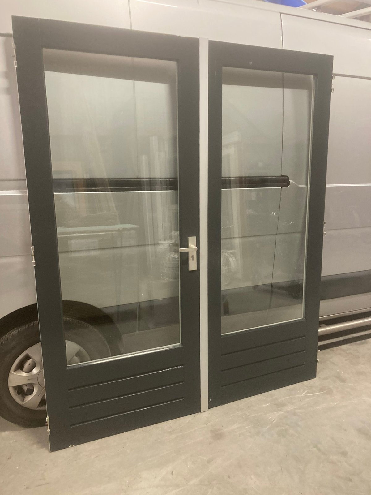 Hardhouten tuindeuren 179*2115, Tuin en Terras, Ophalen, 1 tot 2 meter, Minder dan 3 meter, Zo goed als nieuw