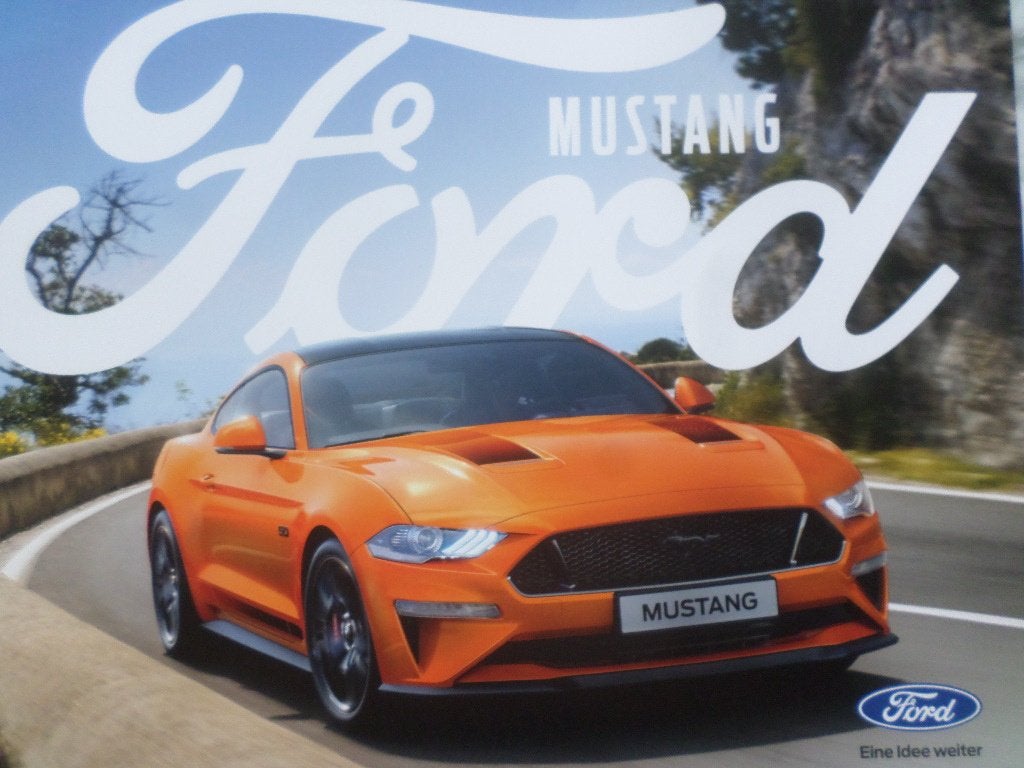 Ford Mustang 2019 Borchure, Ophalen of Verzenden, Zo goed als nieuw, Ford