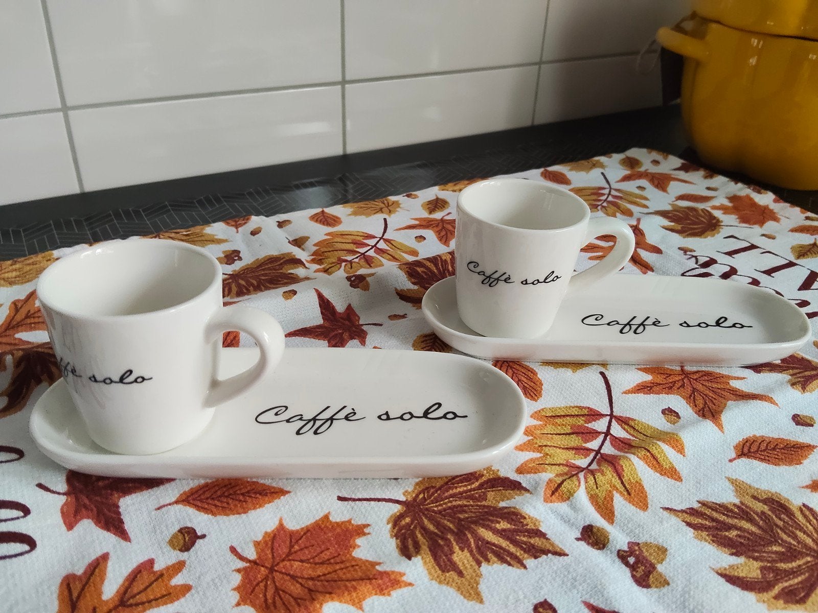 Riviera Maison caffee solo, Huis en Inrichting, Ophalen of Verzenden, Zo goed als nieuw, Porselein, Overige stijlen