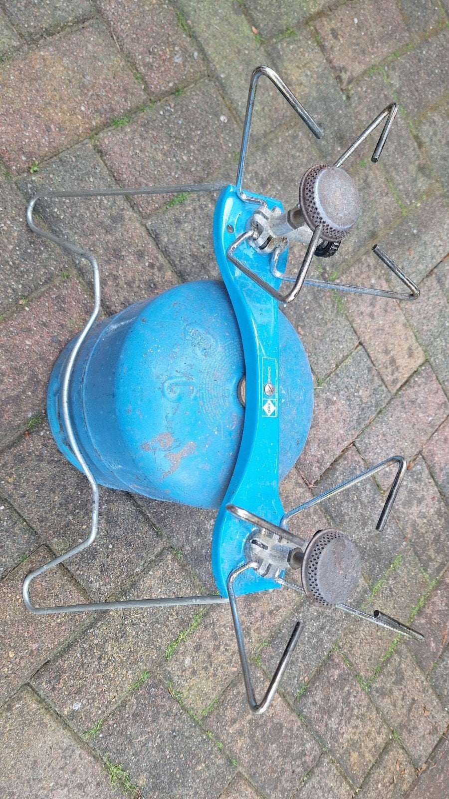 Campinggaz 907 met dubbele brander., Caravans en Kamperen, Kampeeraccessoires, Ophalen