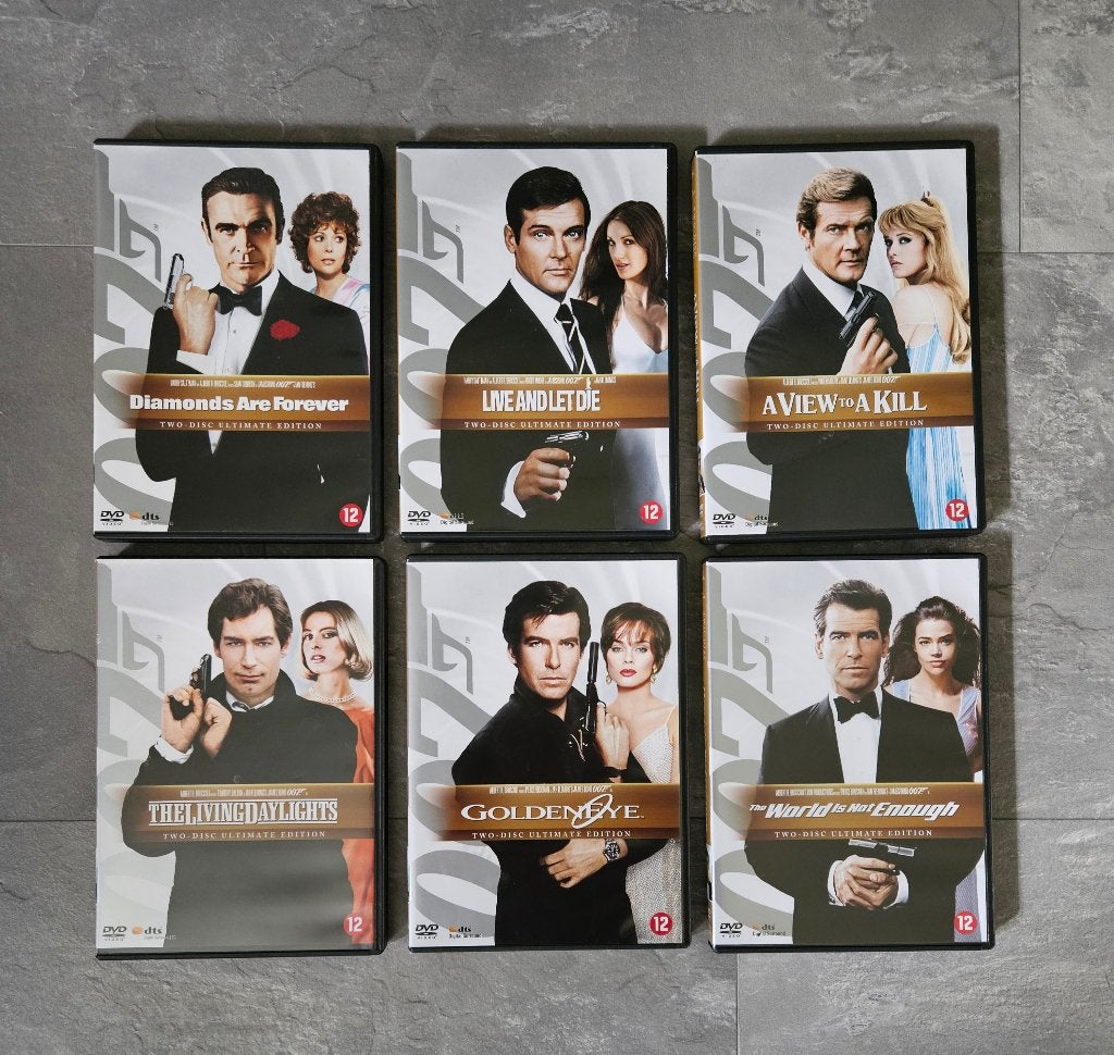 Dvd’s JAMES BOND : 6x  2-Disc Ultimate Edition – ZGAN, Cd's en Dvd's, Dvd's | Actie, Zo goed als nieuw, Actie, Vanaf 12 jaar, Ophalen of Verzenden