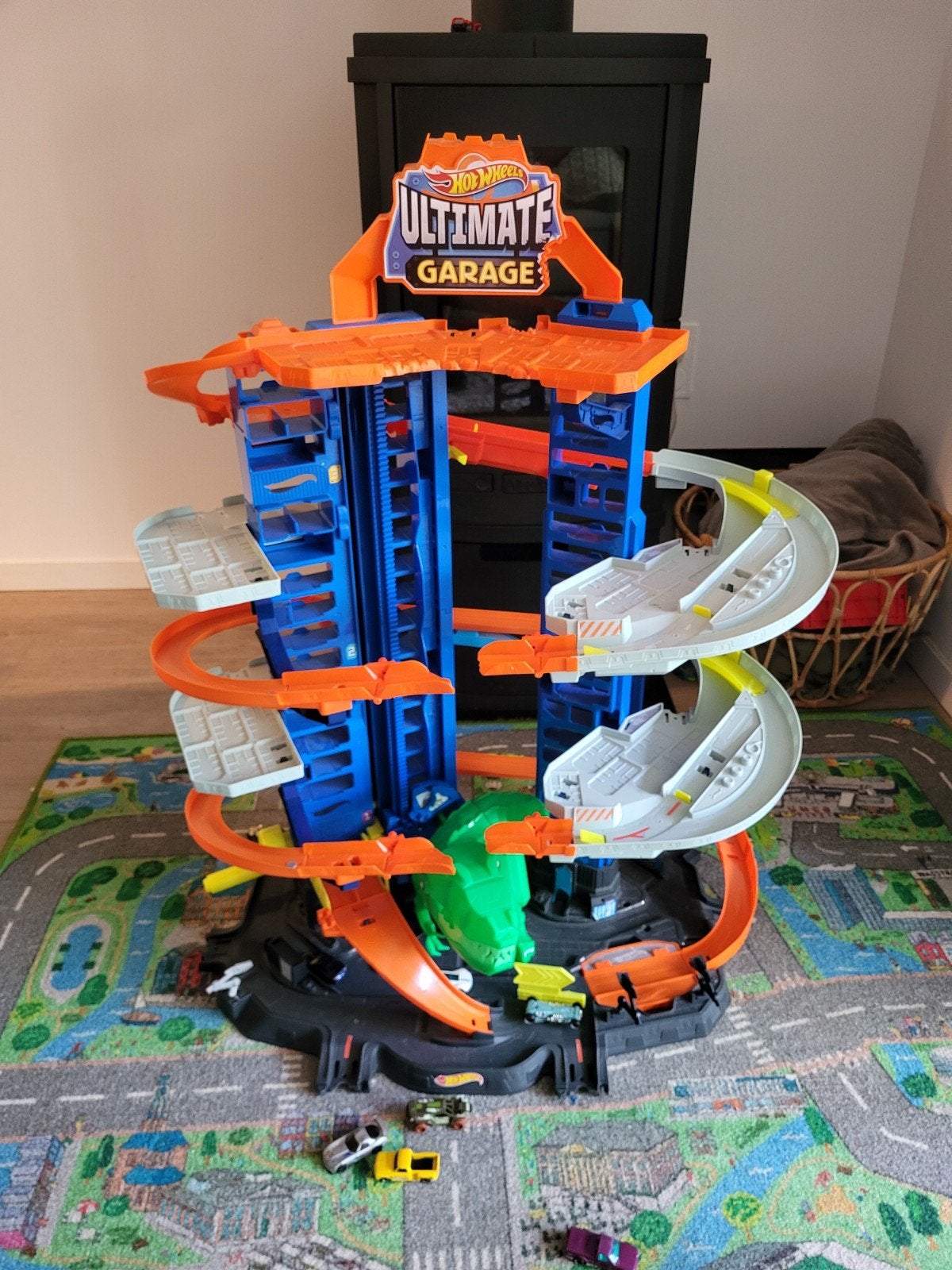 Hot Wheels Ultimate Garage T rex, Ophalen of Verzenden, Gebruikt