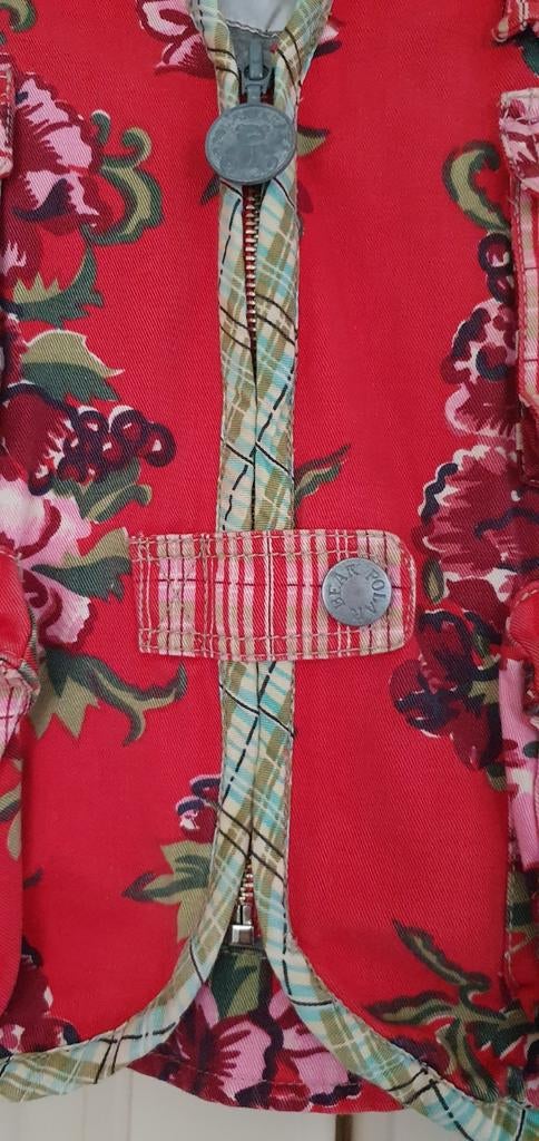 Polar Bear rood bloemenvestje maat M, Kleding | Dames, Polar Bear, Maat 42/44 (L), Ophalen of Verzenden, Zo goed als nieuw