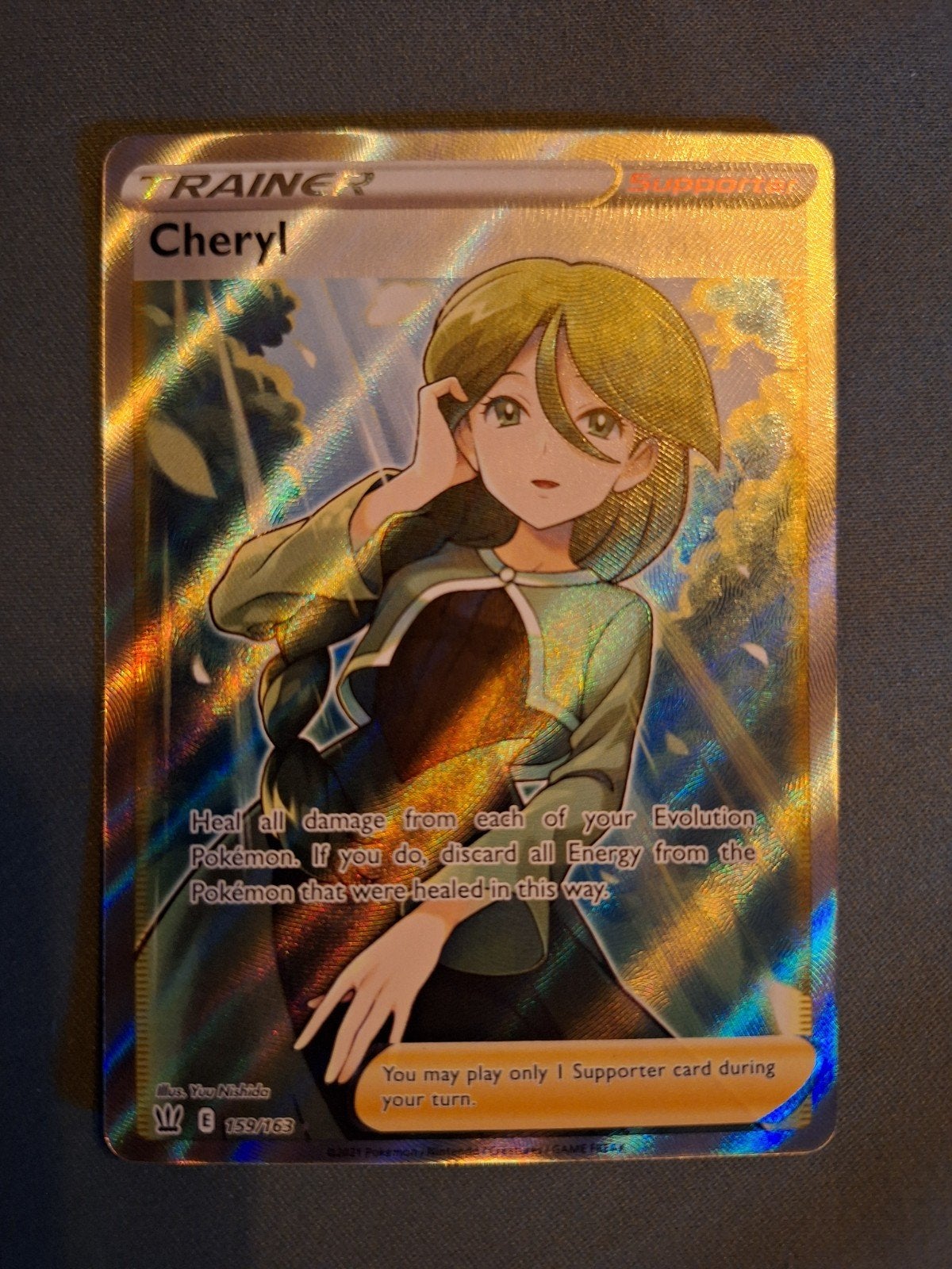 Pokémon trainer Cheryl 159/163, Ophalen of Verzenden, Zo goed als nieuw