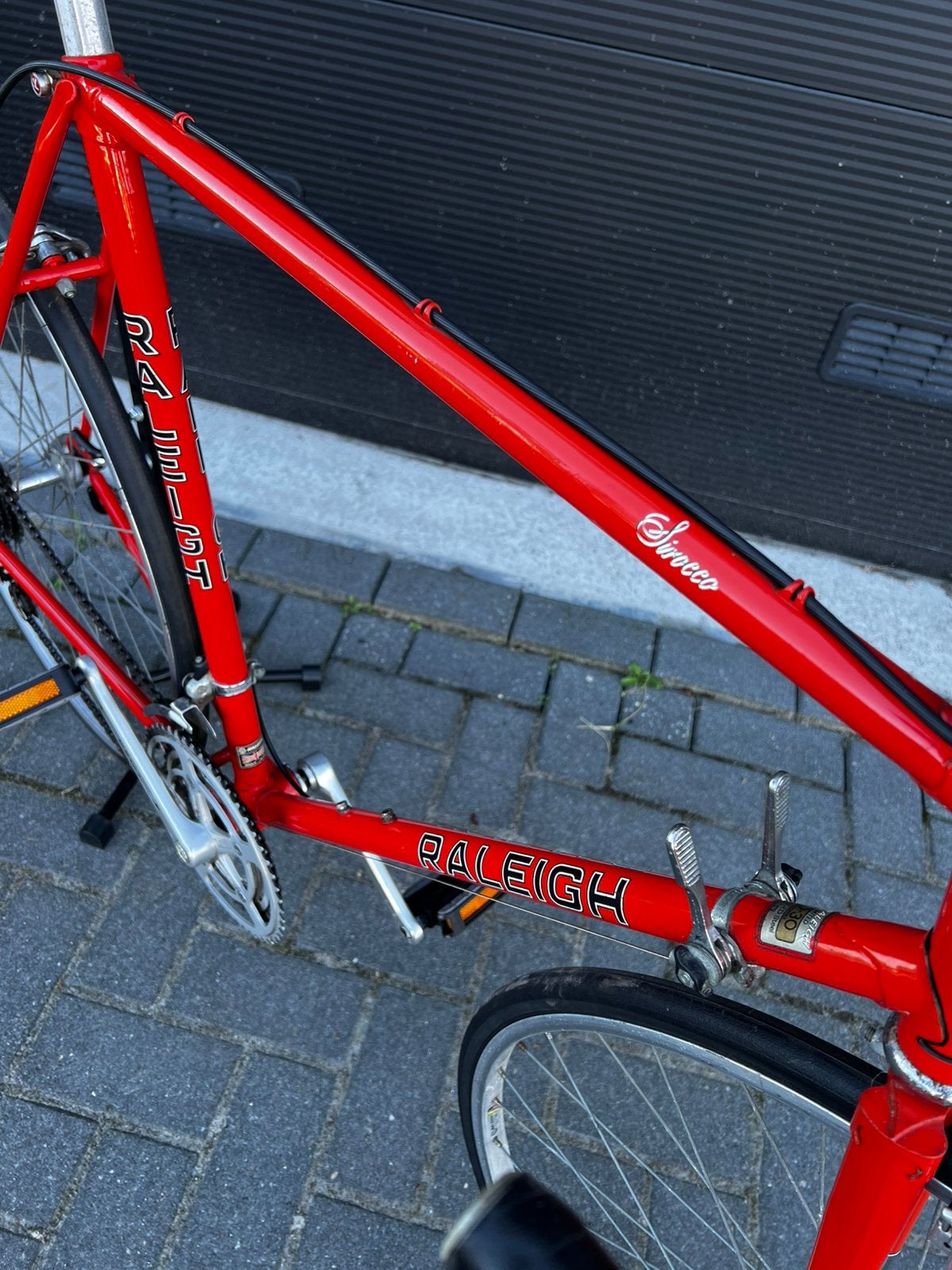 Raleigh sirocco nette staat! Orangje rood racefiets vintage, Overige merken, 28 inch, Velgrem, Ophalen of Verzenden