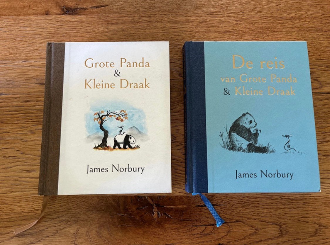 Grote Panda & Kleine Draak. 2 boeken, Boeken, Ophalen of Verzenden, Zo goed als nieuw