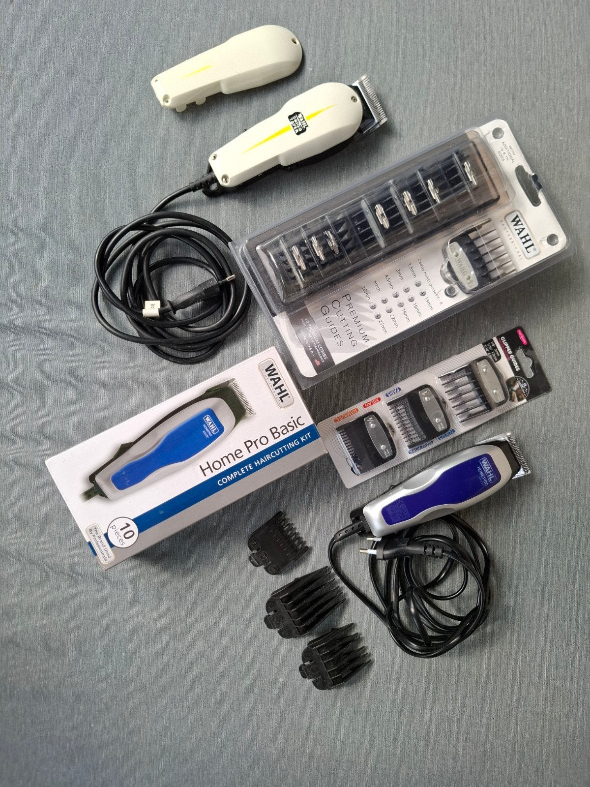 Wahl tondeuse set – Super Taper + Home Pro Basic + toebehore, Ophalen of Verzenden, Zo goed als nieuw, Tondeuse