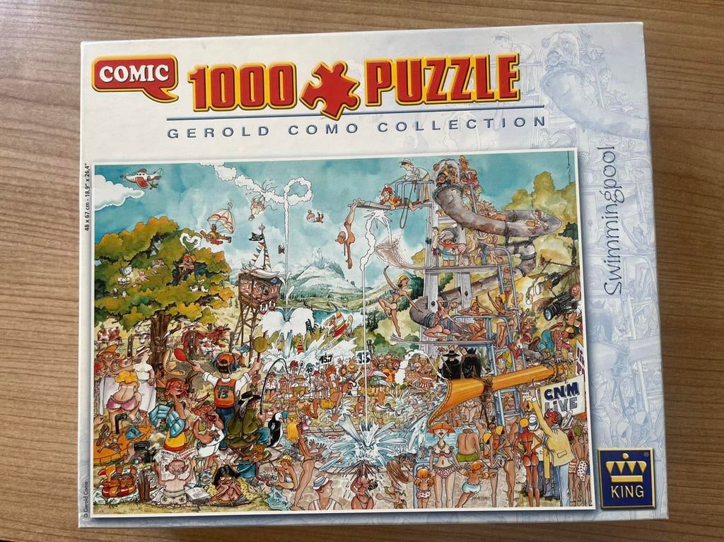 Puzzel 1000 stukjes, Ophalen, 500 t/m 1500 stukjes, Zo goed als nieuw