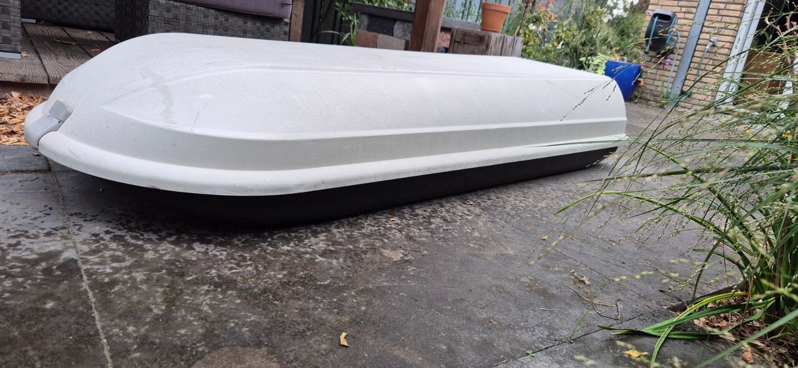 GRATIS Dakbox / dakkoffer 220 x 73 cm Camtek, Auto diversen, Ophalen, Gebruikt