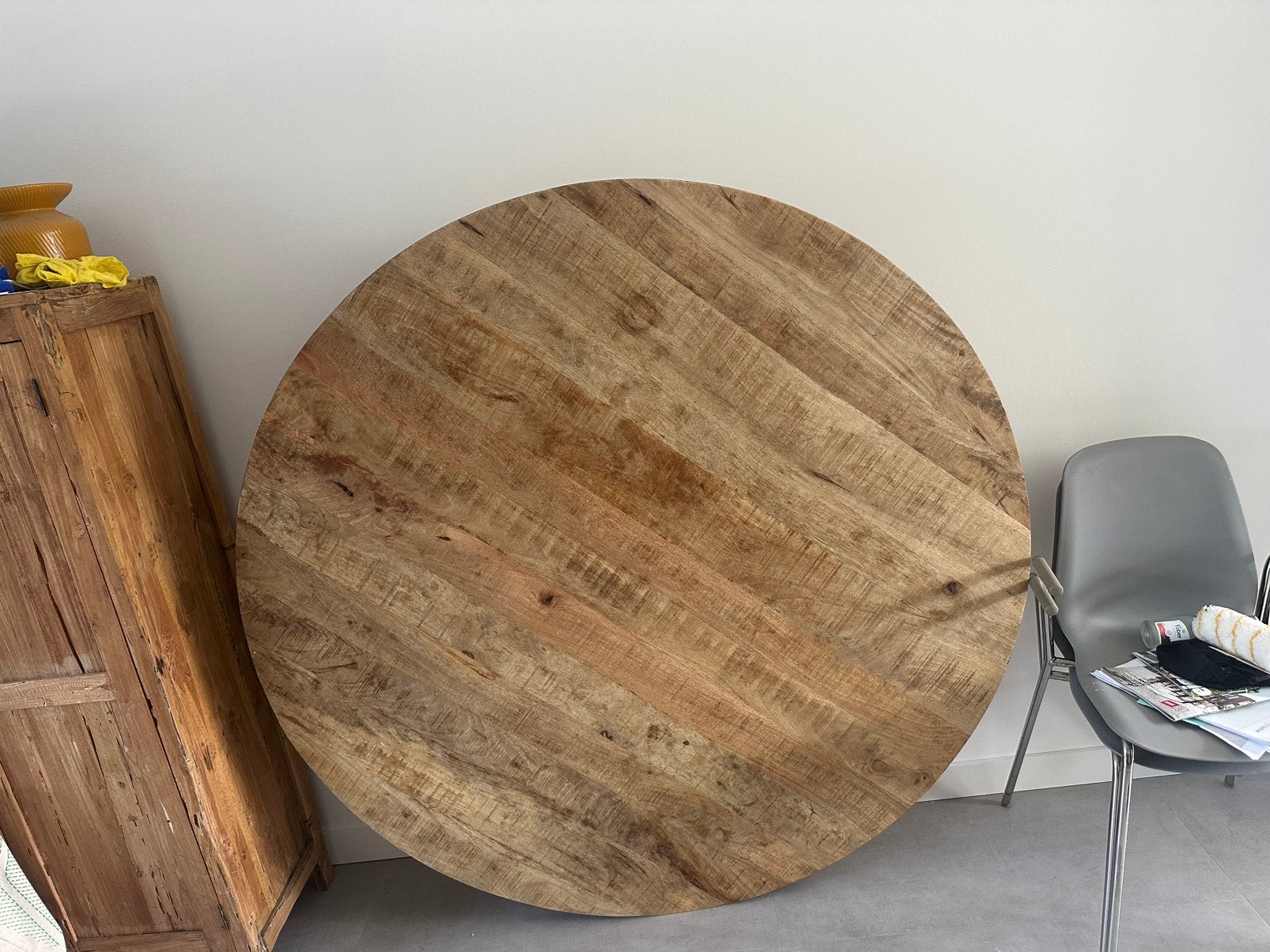 Rond eettafel, Ophalen of Verzenden, Rond, 100 tot 150 cm