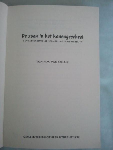 De Zoen ... proza poëzie wandeling Utrecht / Slauerhoff Stip, Gelezen, Ophalen of Verzenden, Nederland, Kees Stip, Slauerhoff, Ida Gerhardt e.a.