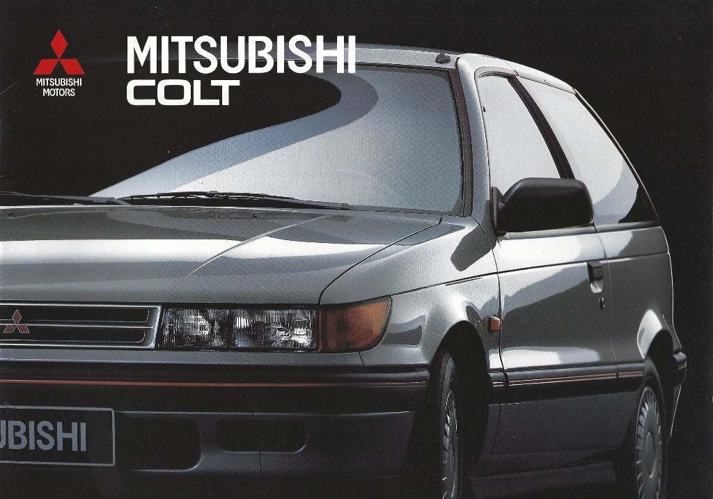 Brochure Mitsubishi Colt 1988, Ophalen of Verzenden, Gelezen, Mitsubishi