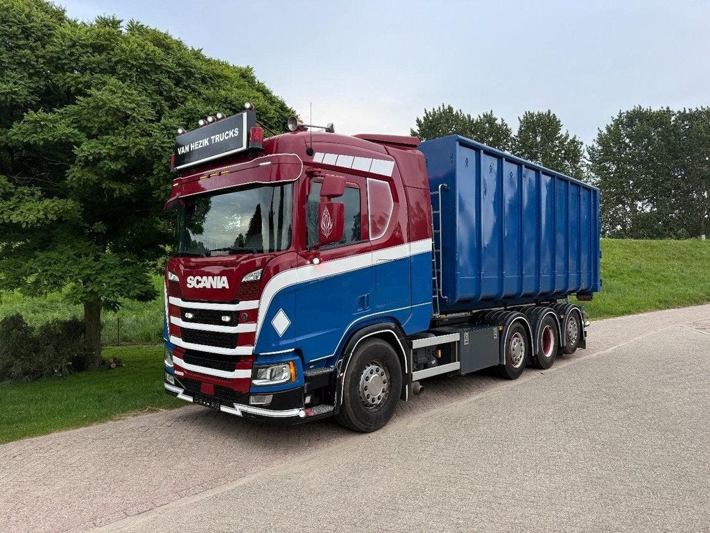 Scania R500 Haakarm / retarder / vollucht / 8x2 / 2019 VH110, Automaat, Euro 6, Bedrijf, Diesel