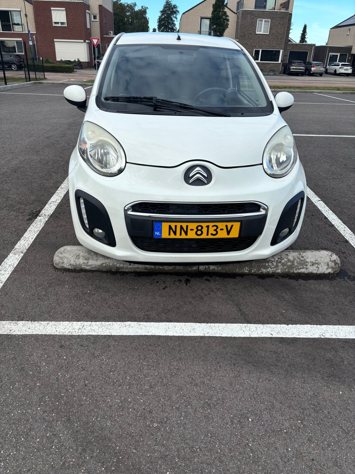 Citroën C1 1.0 3-DRS 2012 Wit, Voorwielaandrijving, Stof, Zwart, 4 stoelen
