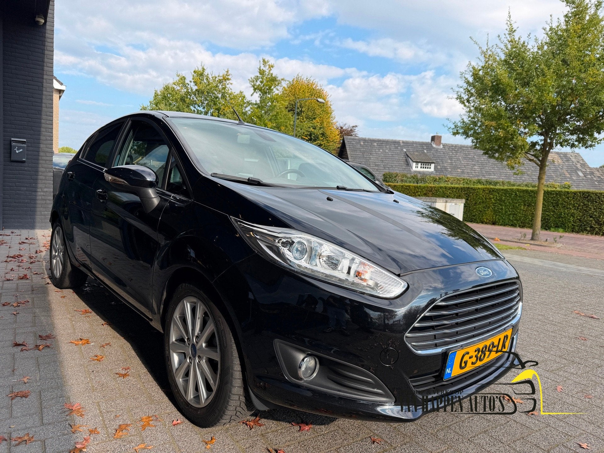 Ford Fiesta 1.5 TDCi Titanium Lease Edition, Voorwielaandrijving, Gebruikt, 96 €/maand, Zwart