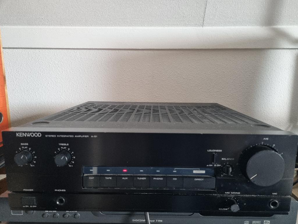 Kenwood A-51 Stereo Integrated Amplifier, Gebruikt, Ophalen, Overige merken, Minder dan 60 watt