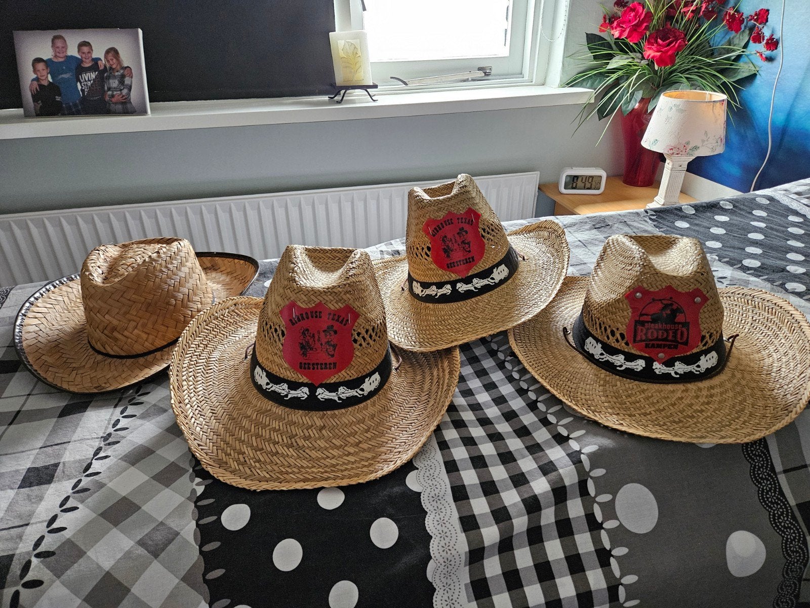western cowboyhoeden riet, Ophalen of Verzenden, Zo goed als nieuw