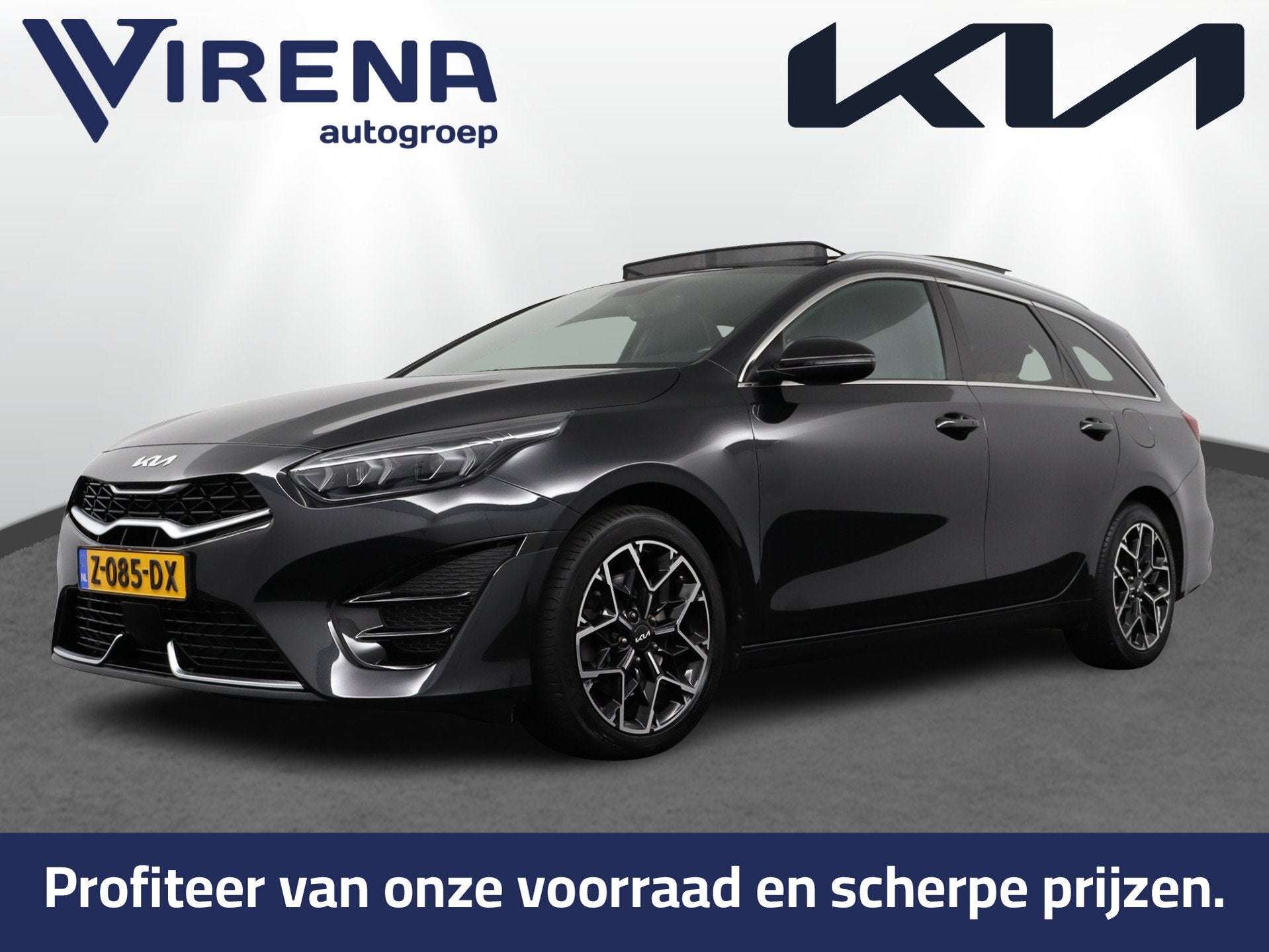 Kia Ceed Sportswagon 1.5 T-GDi GT-Line Automaat - Carplay/An, Auto's, Gebruikt, 4 cilinders, 160 pk, Leder en Stof