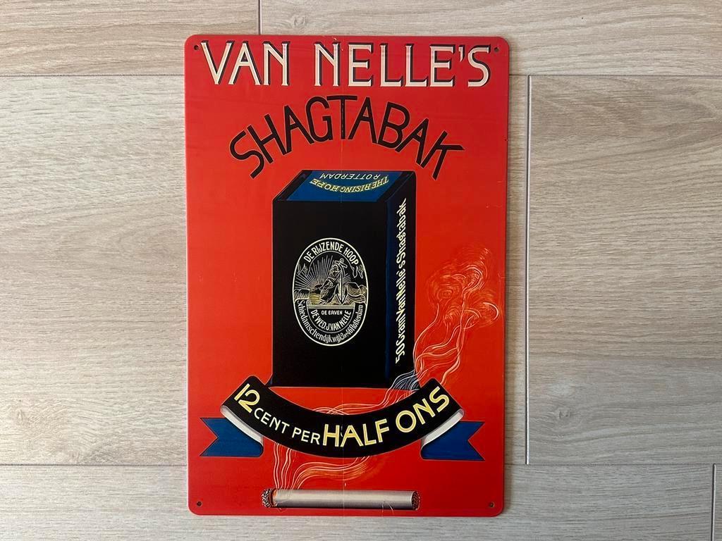Reclamebord Van Nelle Shagtabak 20x30, Ophalen of Verzenden, Zo goed als nieuw, Reclamebord