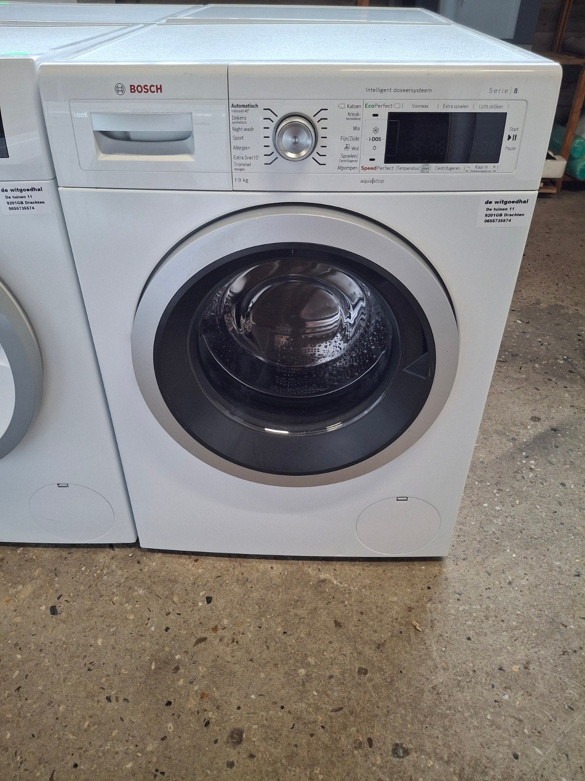 Bosch Serie 8 Wasmachine - 9kg, i-DOS, A+++, Bosch, Carl-Wery-Straße 34, 81739 München, Germany, 8 tot 10 kg, Energieklasse A of zuiniger