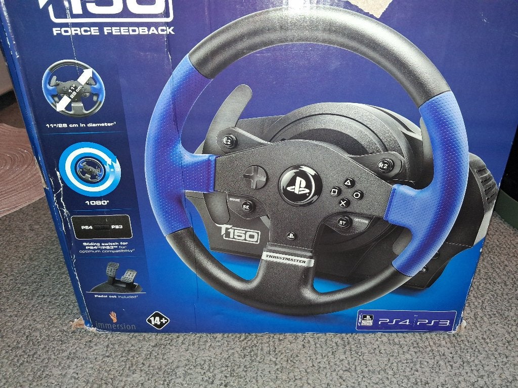 Thrustmaster T150 Force Feedback Racing Wheel (PS4 / PS3, Ophalen of Verzenden, Zo goed als nieuw, PlayStation 5