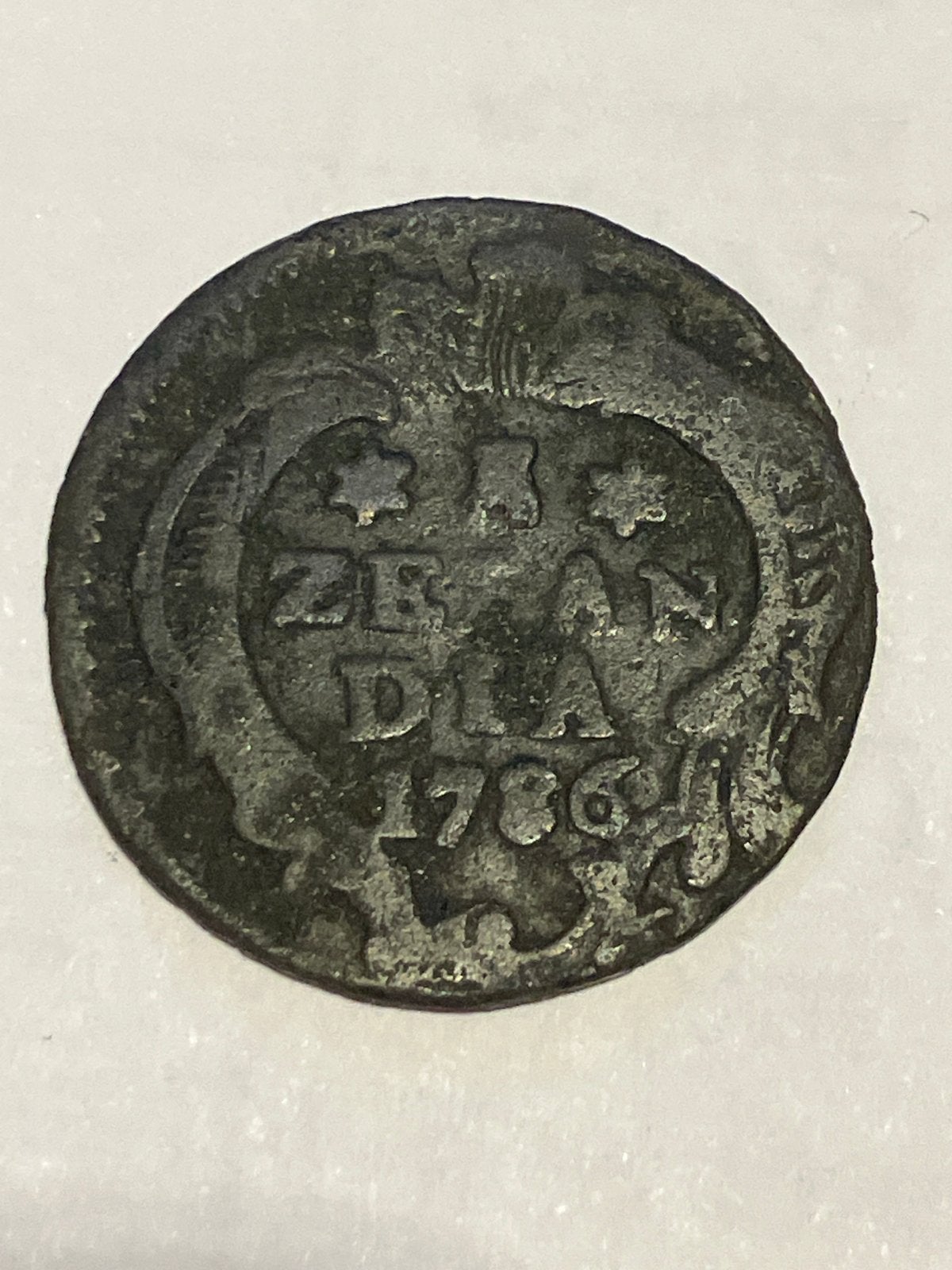 Duit Zeeland 1786, Ophalen of Verzenden, Vóór koninkrijk, Overige waardes, Losse munt
