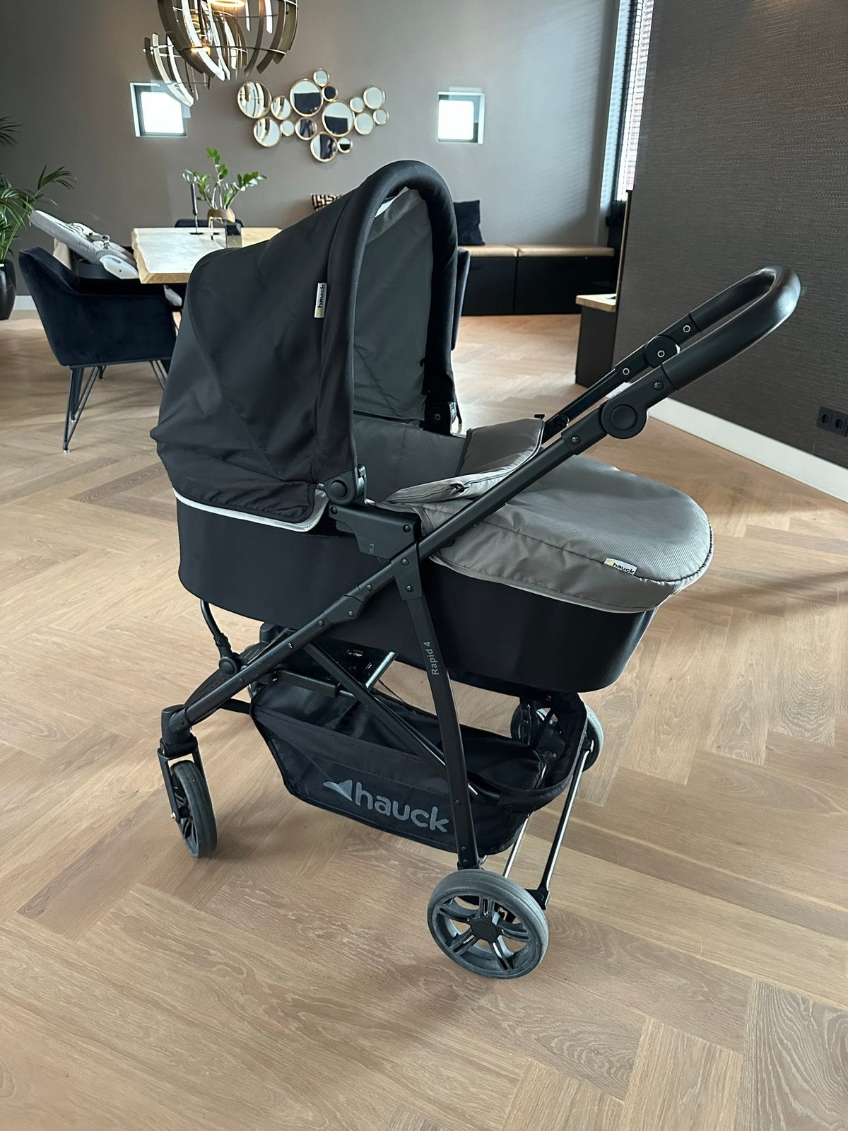Hauck Kinderwagen / Buggy 2-in-1 – Inclusief Reiswieg, Ophalen, Zo goed als nieuw, Overige merken