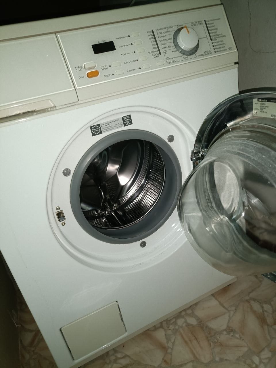 Miele Wasmachine, Ophalen, Gebruikt, Voorlader, 85 tot 90 cm