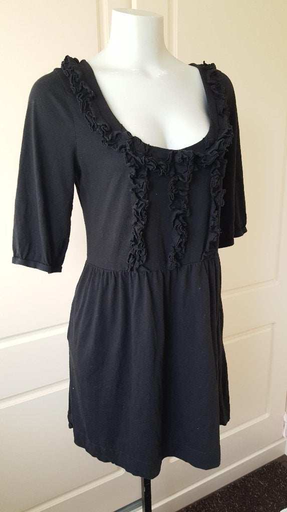 See By Chloe super leuke zwarte jurk mt M 38 40, Kleding | Dames, Maat 38/40 (M), Verzenden, Zwart, Zo goed als nieuw