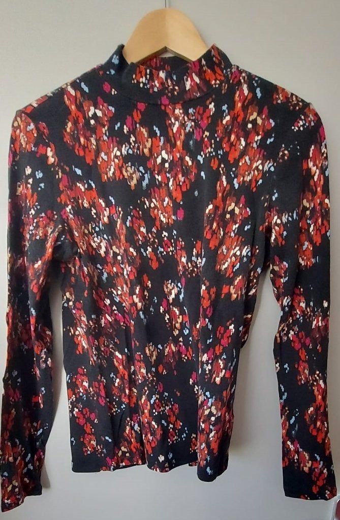 Garcia Coltrui met Bloemenprint - Maat M, Maat 38/40 (M), Meerkleurig, Ophalen of Verzenden, Zo goed als nieuw