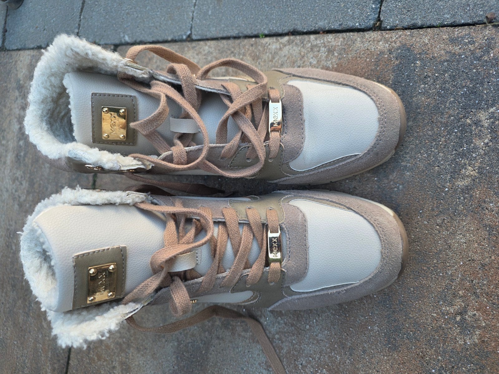 Mexx Hoge Winter Enkelschoenen Mast 40, Mexx, Ophalen of Verzenden, Beige, Lage of Enkellaarzen