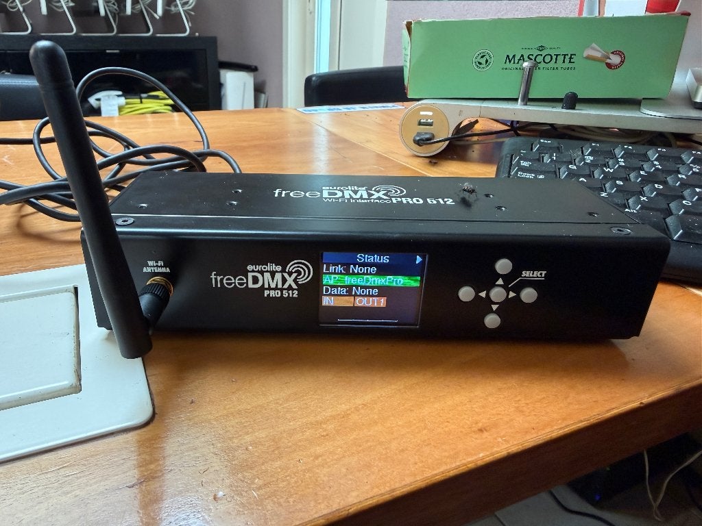 free euro lite dmx pro 512 dmx controller, Muziek en Instrumenten, Ophalen of Verzenden, Zo goed als nieuw, Licht