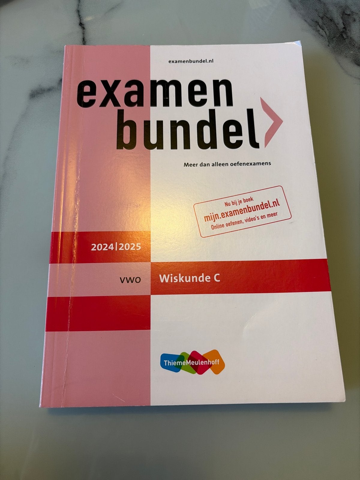 Examenbundel VWO Wiskunde C 2024/2025, Ophalen of Verzenden, Zo goed als nieuw, VWO