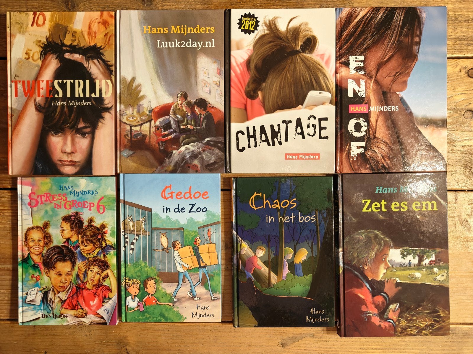 8 Boeken van Hans Mijnders., Ophalen of Verzenden, Zo goed als nieuw, Fictie algemeen