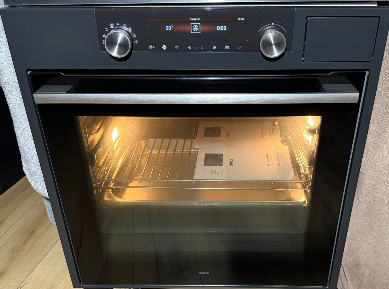 ZGAN!!!ATAG inbouw Combi-OVEN/Stoomoven CS6592D, Witgoed en Apparatuur, Ovens, Hete lucht, Ophalen of Verzenden, 55 tot 60 cm
