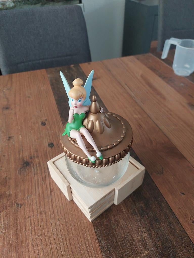 Tinkerbell spaarpot Disney, Verzamelen, Disney, Ophalen of Verzenden, Zo goed als nieuw, Beeldje of Figuurtje