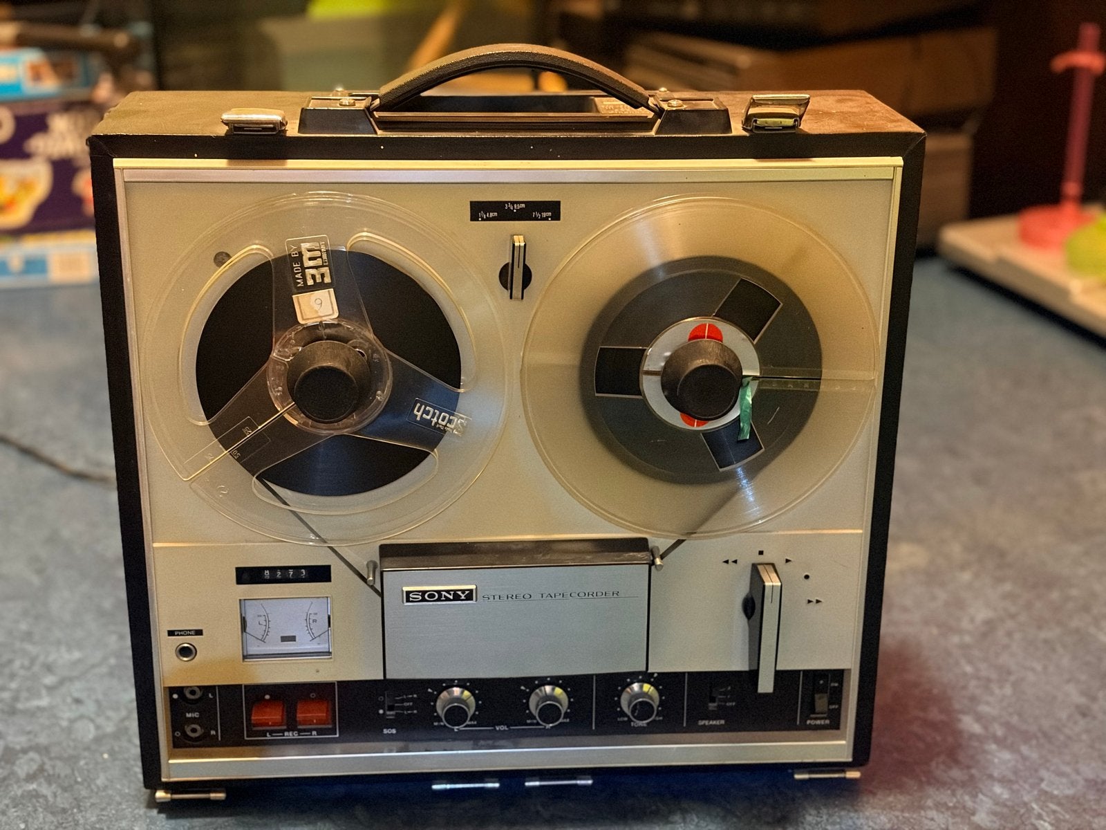 Sony Stereo Taperecorder Bandrecorder, Ophalen of Verzenden, Bandrecorder, Met banden