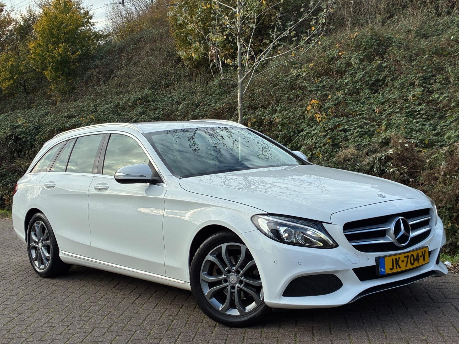 Mercedes-Benz C-klasse Estate 180 C180 Prestige AUT CHIQUE &, Auto's, Automaat, Achterwielaandrijving, Euro 6, Wit