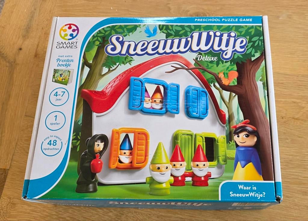 SmartGames Sneeuwwitje Deluxe - Kleuters Puzzelspel, Ophalen of Verzenden, Zo goed als nieuw, Bouwen