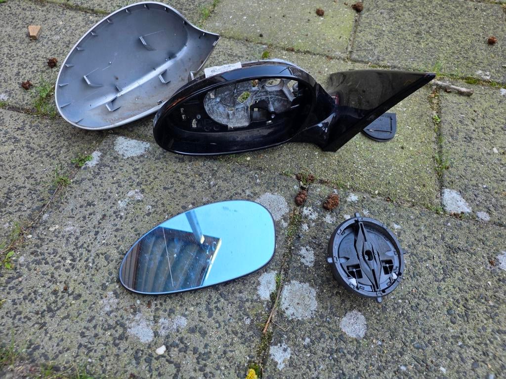 Linker buitenspiegel BMW E93/E92 hoogglans zwart, Auto-onderdelen, Spiegels, Ophalen, BMW