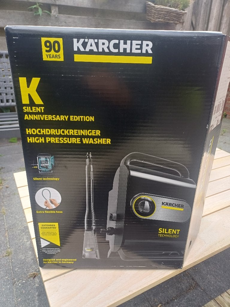 Kärcher K Silent Anniversary Edition, Tuin en Terras, Hogedrukreinigers, Ophalen, Kärcher, Nieuw, Met regelbare waterdruk