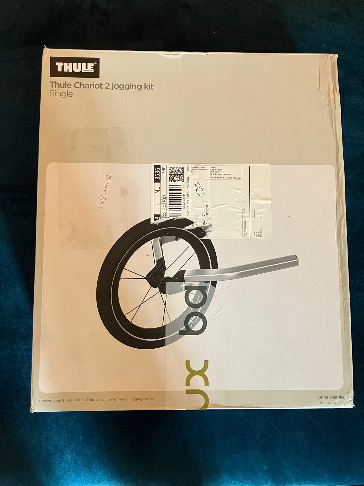 Thule Chariot 2 Single Jogging Kit - Nieuw in verpakking, Ophalen, Kinderwagen, Overige merken, Nieuw