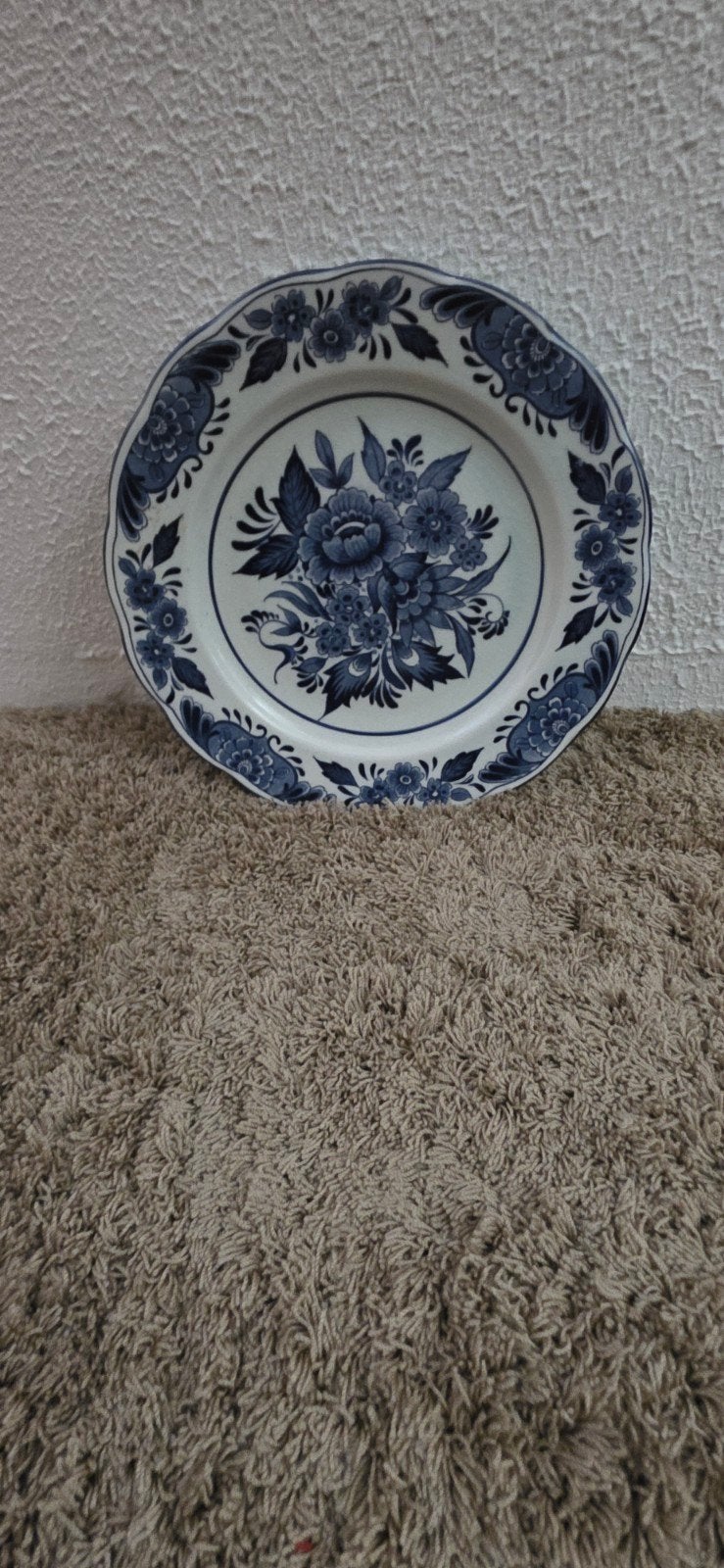 Delfts Blauw Sierbord met Bloemmotief, Antiek en Kunst, Ophalen of Verzenden