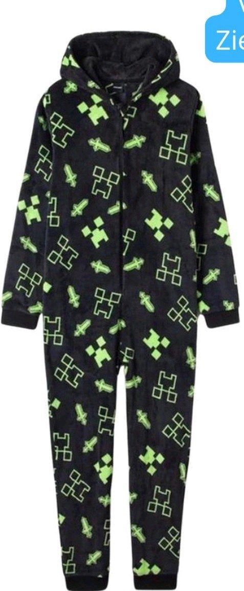 Nieuwe Minecraft Onesie - Maat 14 ( 158-164 ), Ophalen of Verzenden, Nieuw, Minecraft, Jongen of Meisje