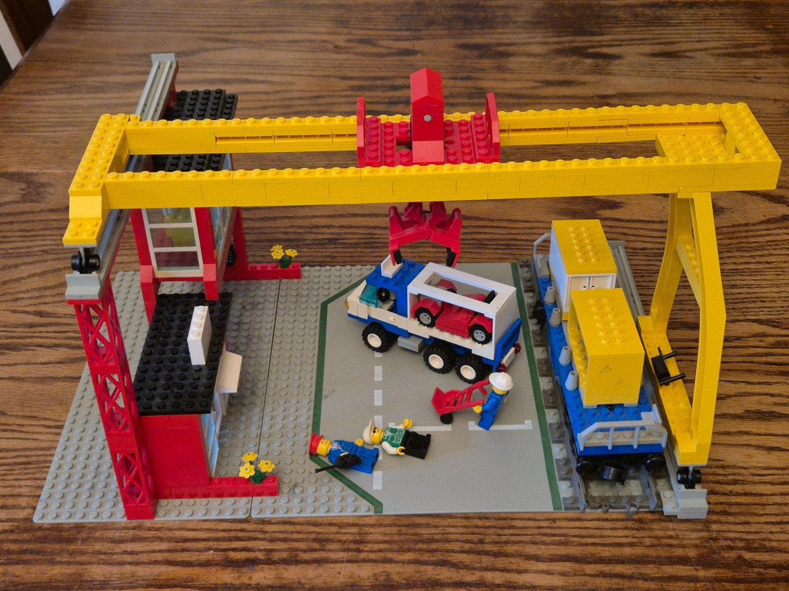 Lego City Haven Kraan 4555 (zonder stickers/beschrijving), Ophalen of Verzenden