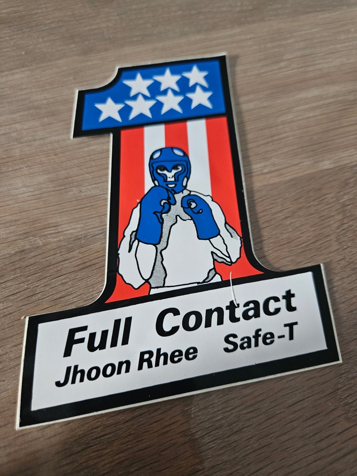 Jhoon Rhee Full Contact sticker, Ophalen of Verzenden