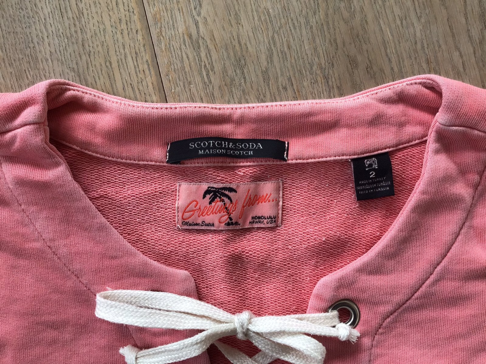 Scotch en Soda, ZGAN, maat M, oud-roze sweater, Kleding | Dames, Truien en Vesten, Zo goed als nieuw, Maat 38/40 (M), Roze, Verzenden