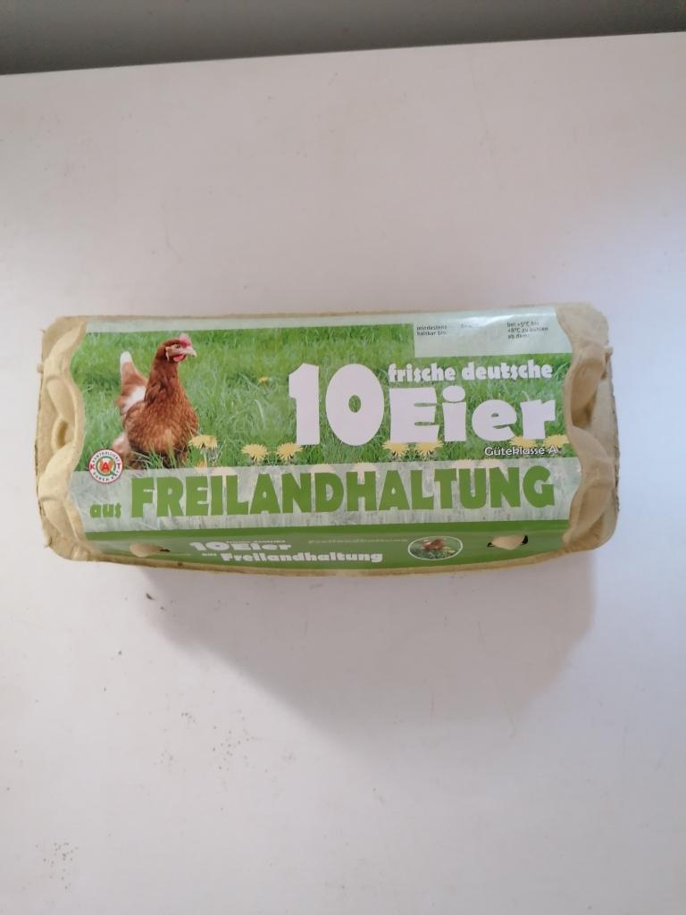 Eierdozen voor 10 eieren met opdruk (114 stuks), Dieren en Toebehoren, Pluimvee | Toebehoren, Ophalen, Nieuw, Overige typen