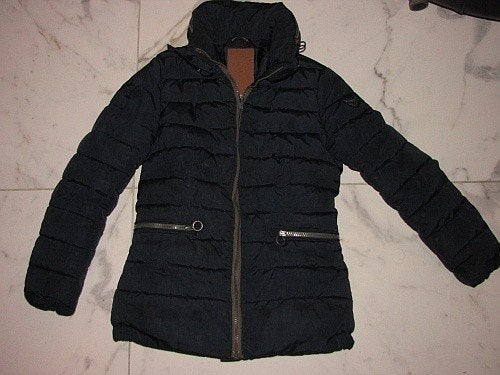 140 AIRFORCE blauwe jas, Kinderen en Baby's, Ophalen of Verzenden, Zo goed als nieuw, Meisje, Jas