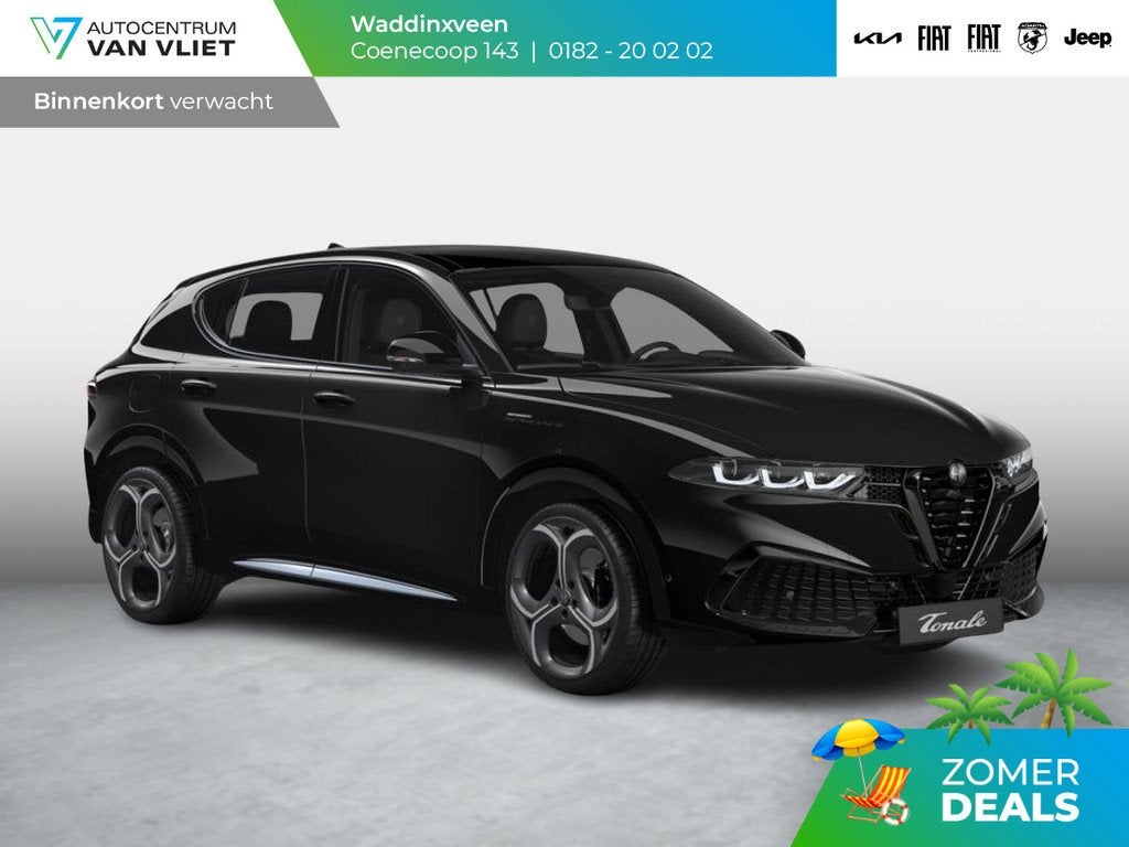 Alfa Romeo Tonale 1.3 Ibrida Plug-In Q4 270pk AWD Sport Spec, Auto's, Alfa Romeo, Bedrijf, Te koop, Tonale, 360° camera, 4x4, ABS